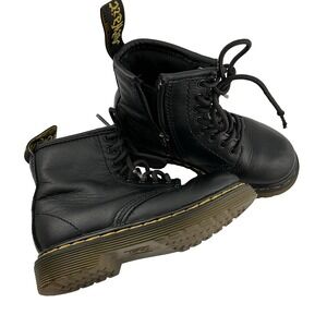 Dr. Martens Child 1460 T Softy T Black Boots Zipper Lace Up Children‎ Size 7